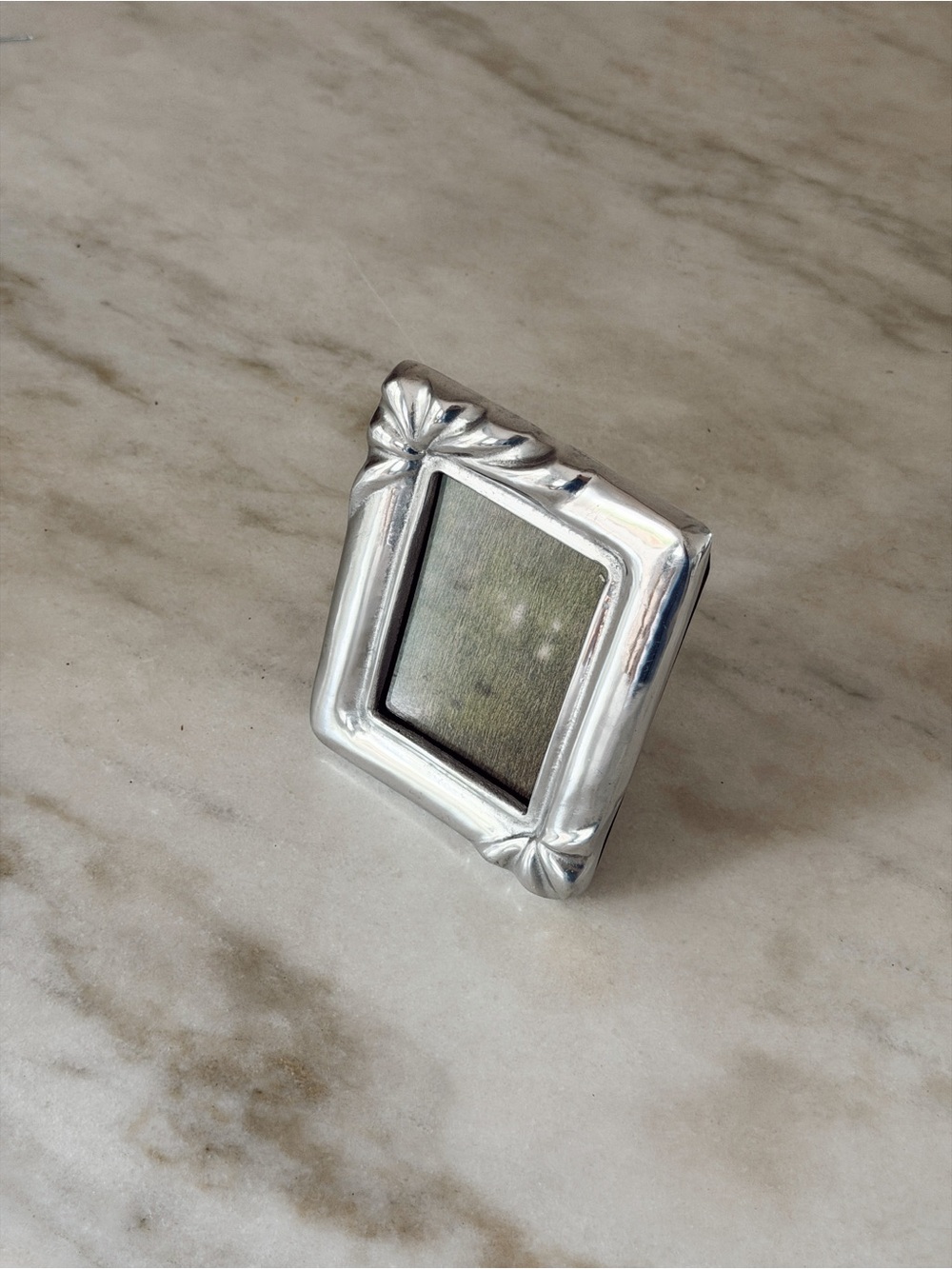 Silver Decorative Small Rectangular Picture Frame - Picture 4 of 4